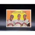 1958 Topps Destruction Crew Larry Doby, Minnie Minoso, Colavito Cleveland Baseball Card, MLB, HOF