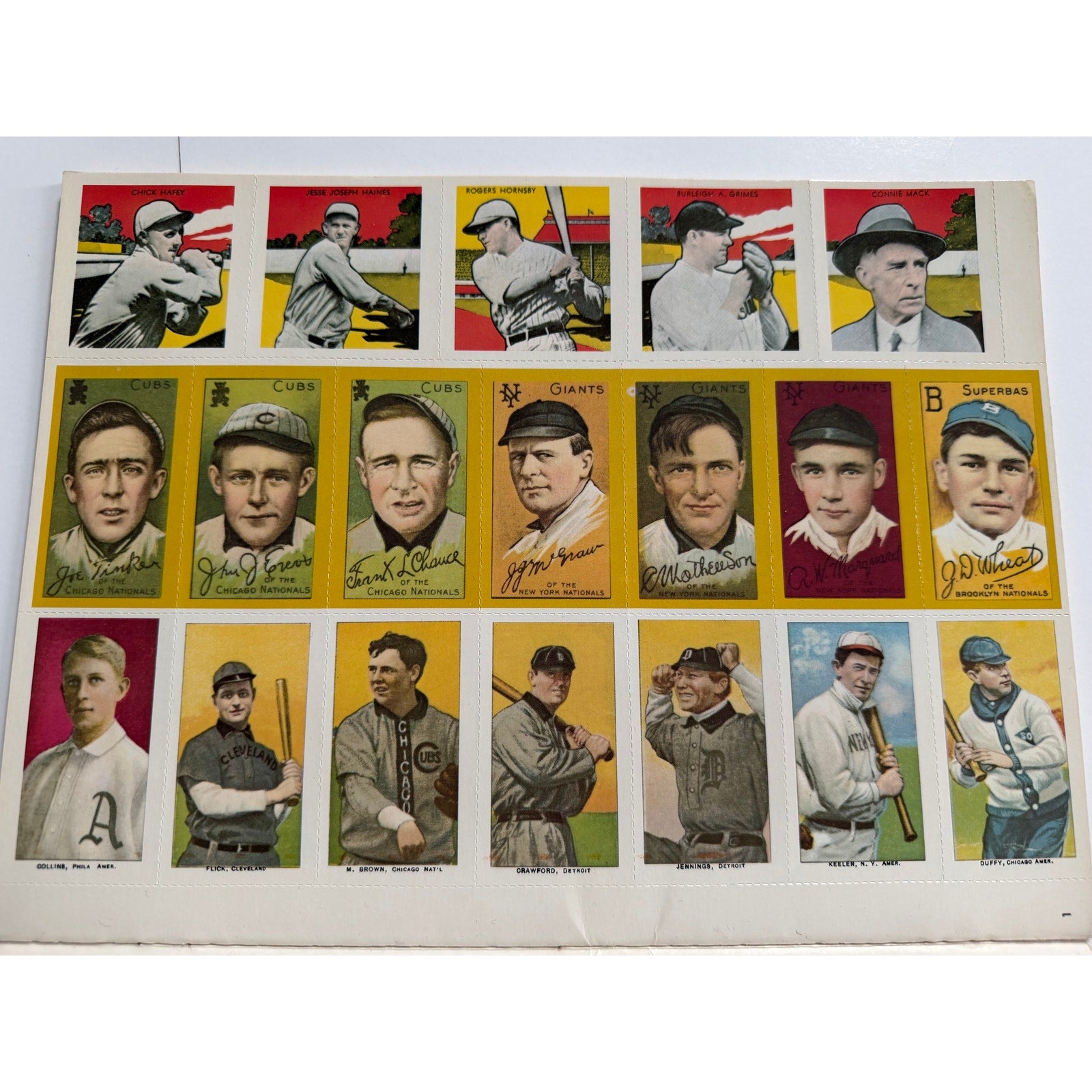 1978 Hall of Fame Baseball Cards Book Babe Ruth, Lou Gehrig, Mickey Mantle, Jackie Robinson, Ty Cobb, Joe DiMaggio, Ted Williams M