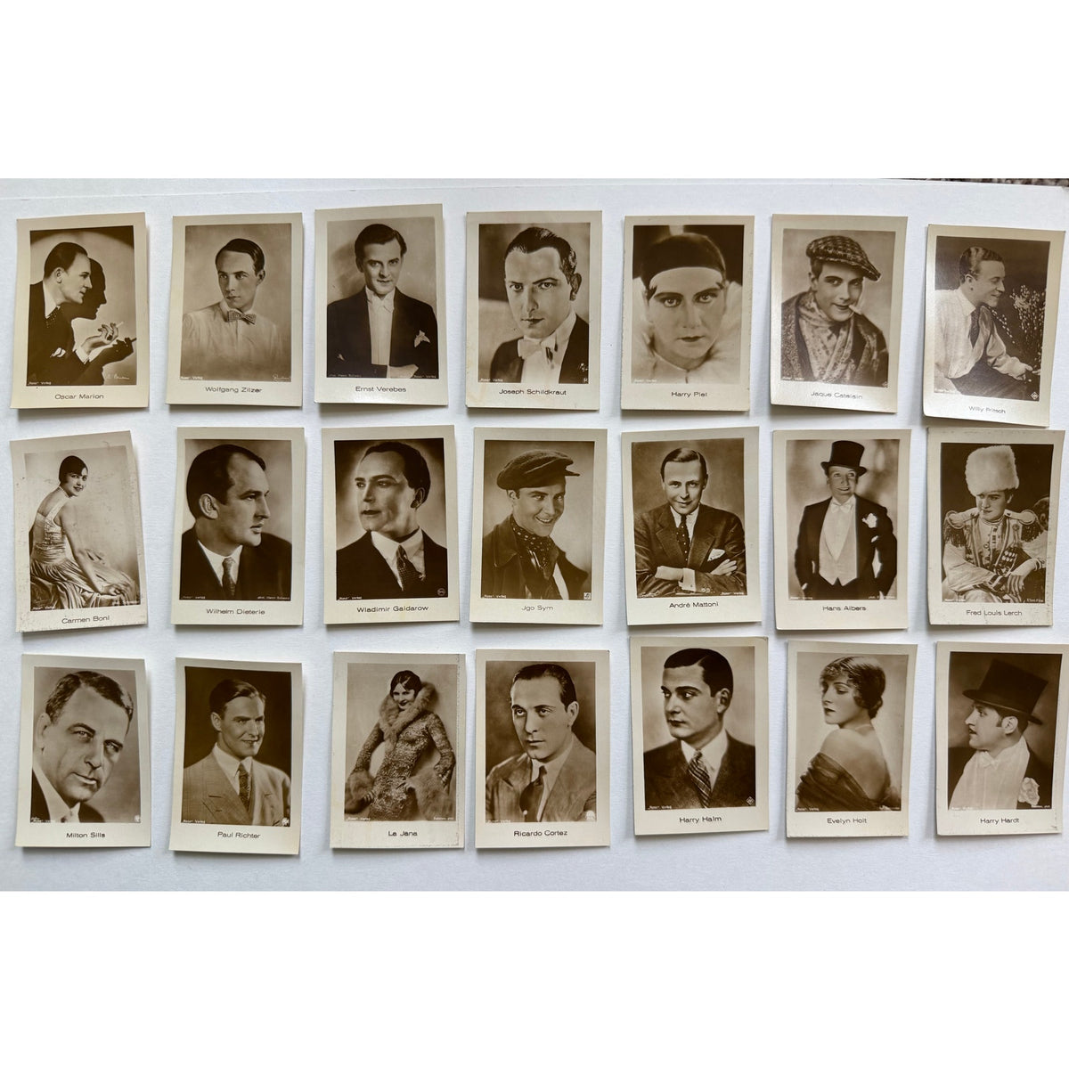 3 1930s Mae West Cards Garbaty, Ardath, Sultan, My Little Chickadee, Klondike Annie, Come Up and See Me Sometime, Hollywood