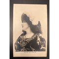 RARE Vintage French RPPC Sarah Bernhardt Postcard Thick Stock French Actress, Hamlet, La Tosca, Those of Our Land, Mothers of France