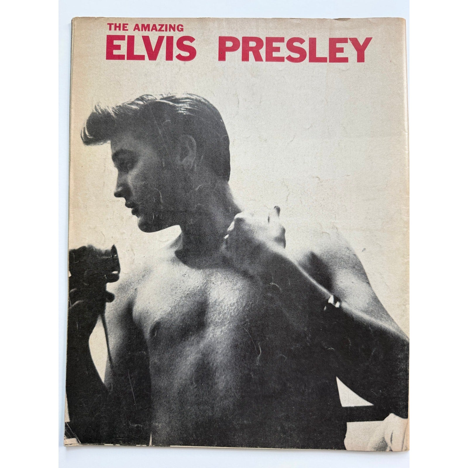RARE 1956 Elvis Presley Magazine Graceland The Amazing Elvis TCB, Jailhouse Rock, Hound Dog, Rockabilly, The King, EP, King Creole