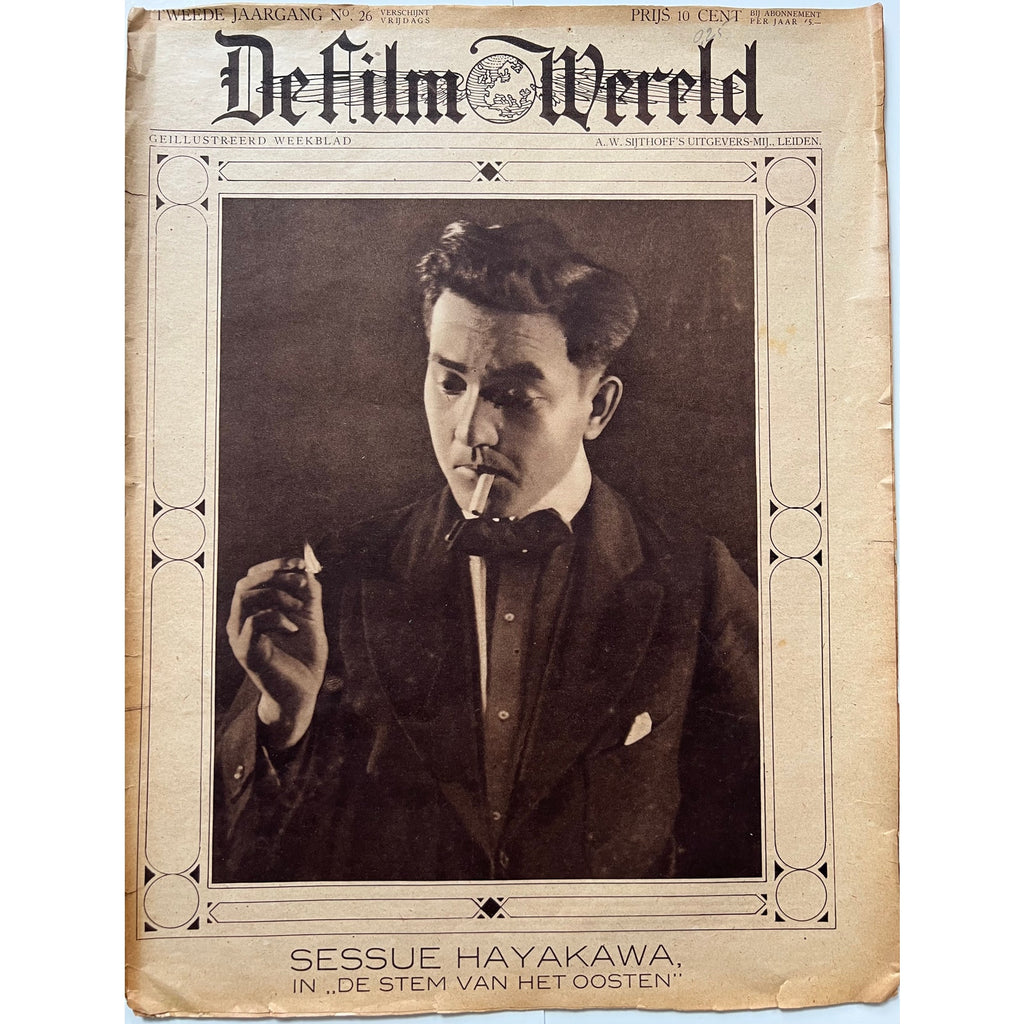 SUPER RARE 1918 Sessue Hayakawa Magazine Call of the East Hollywood Japanese, The Typhoon, The Cheat