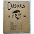 RARE 1957 St. Louis Cardinals Magazine Trade Publication Stan Musial Baseball, MLB, Ken Boyer, STL, Cards