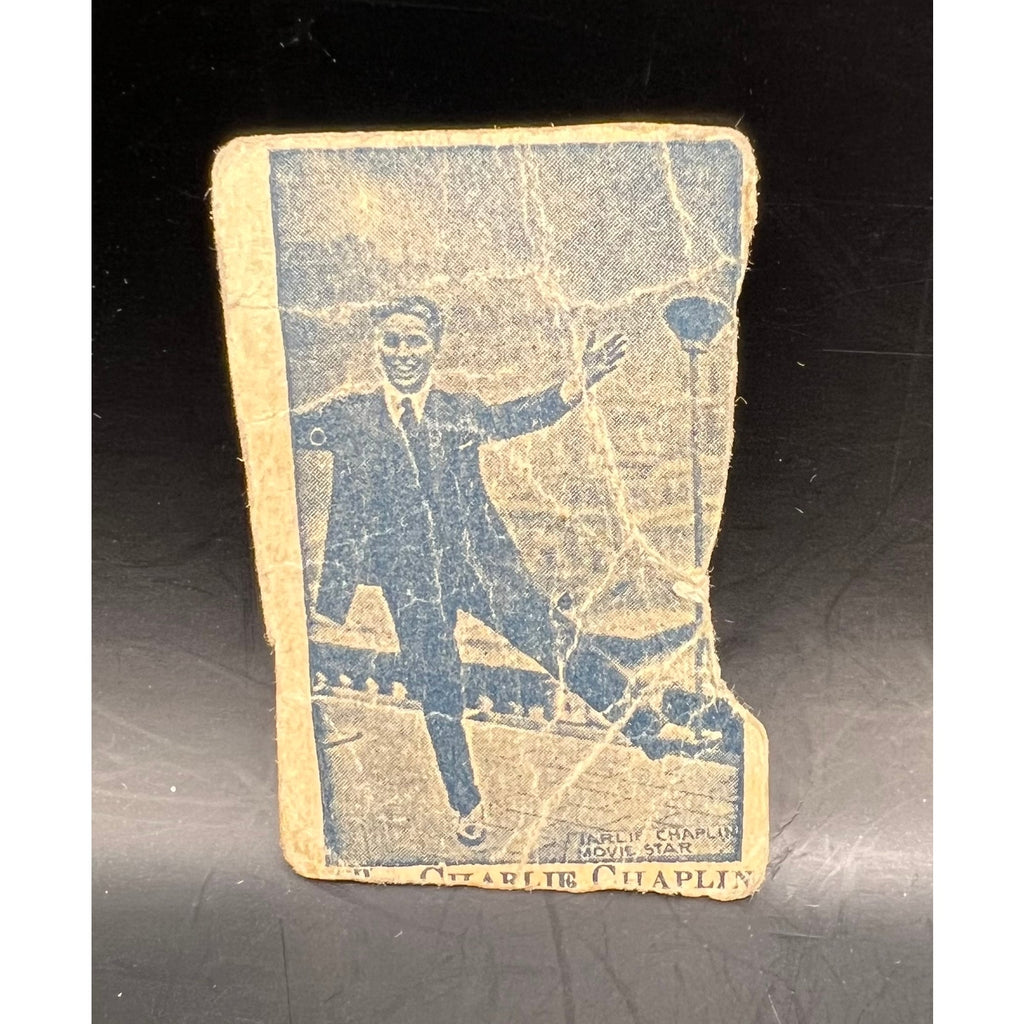 RARE 1920's Charlie Chaplin Strip Card Modern Times, Charles Chaplin, The Kid, Gold Rush, Limelight, The Circus, Sunnyside, Little Tramp
