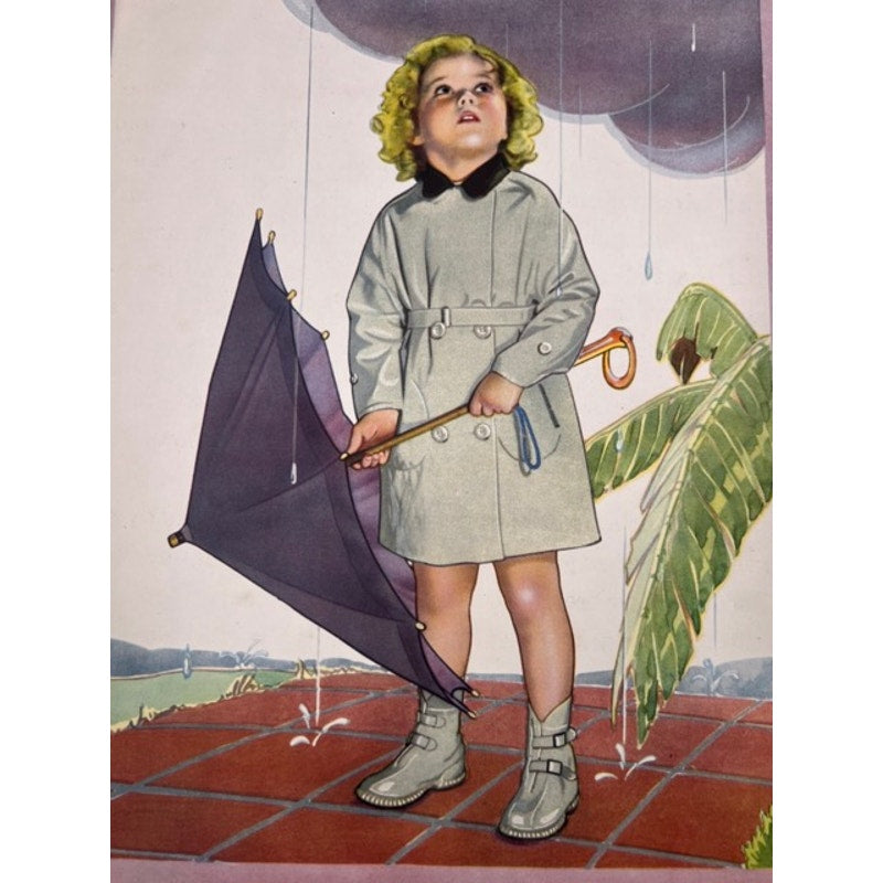 1935 Shirley Temple at Play Book Authorized Edition 1712, Heidi, Little Princess