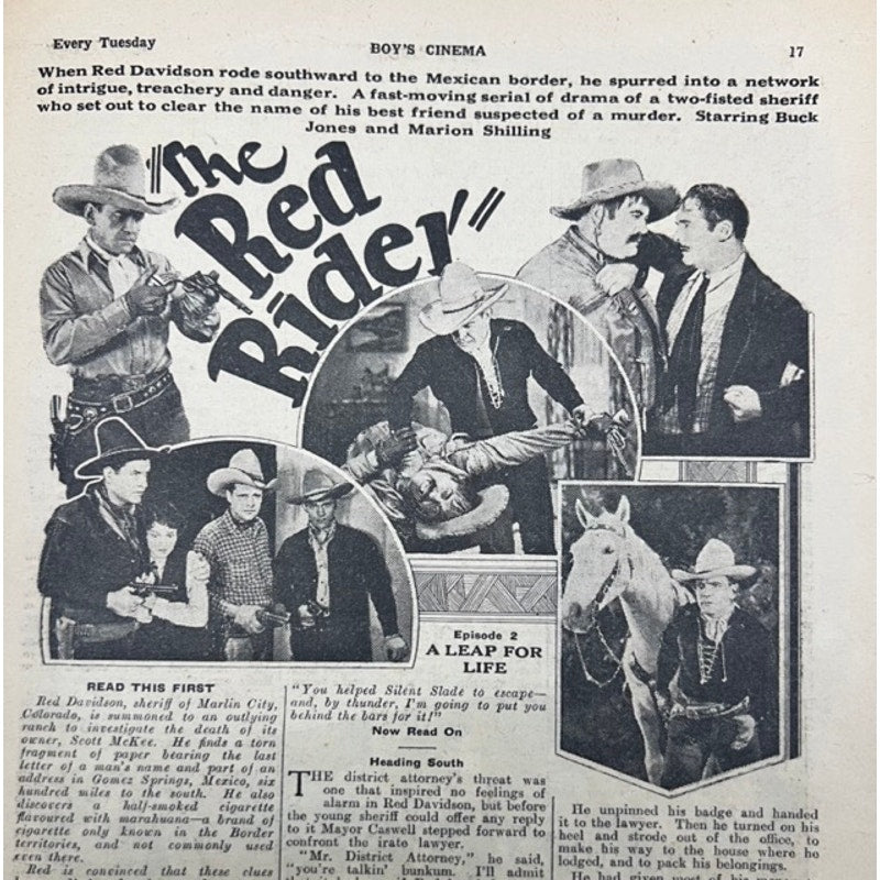 1934 Boys Cinema James Cagney Magazine Here Comes the Navy, Yankee Doodle Dandy, Angels with Dirty Faces, Public Enemy, Hollywood
