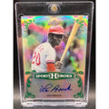 2017 Leaf Sport Heroes Lou Brock Auto 2/2 St. Louis Cardinals, Chicago Cubs HOF, Baseball Card, Brock Signed