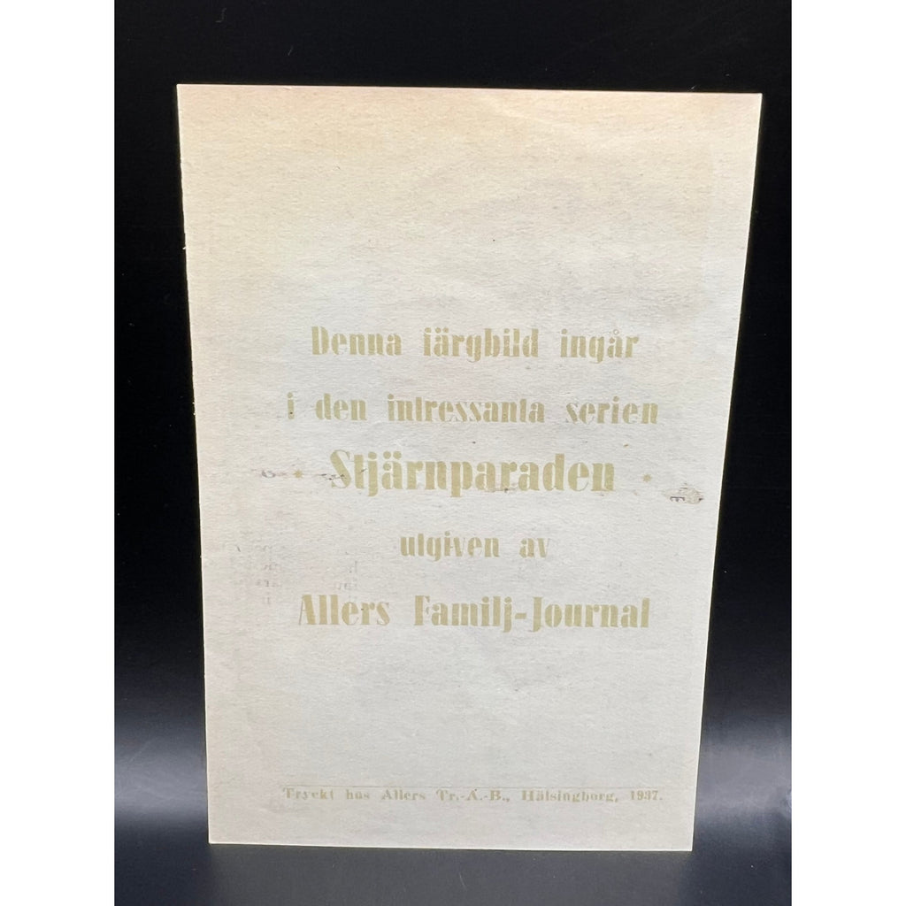 RARE 1937 Allers Familj-Journal Stjarnparaden Shirley Temple Heidi, Curly Top, The Little Princess, The Little Colonel, Fort Apache