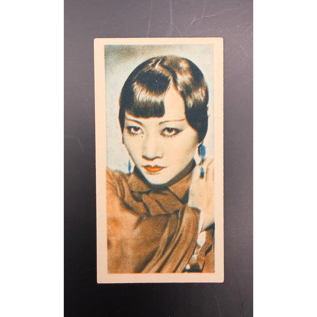 Vibrant 1930s Godfrey Phillips LTD. Anna May Wong Card, Thief of Bagdad, Daughter of the Dragon, Piccadilly, Toll of the Sea, Hollywood