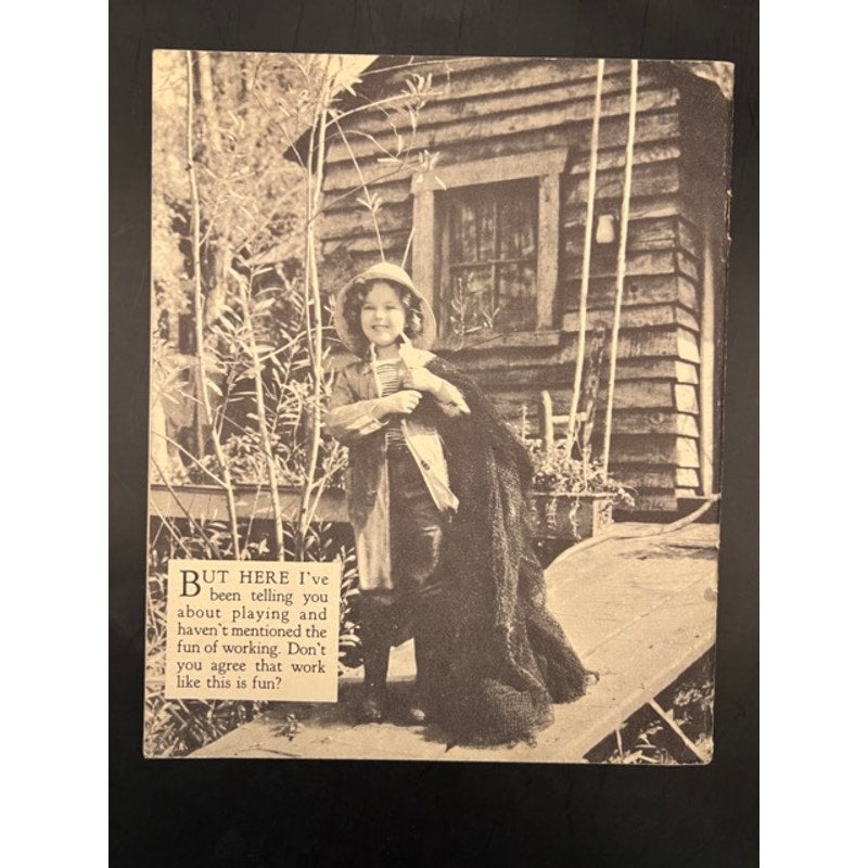 Rare 1936 Shirley Temple Little Playmate Book Booklet Heidi, Little Princess, Little Colonel, Curly Top, Hollywood