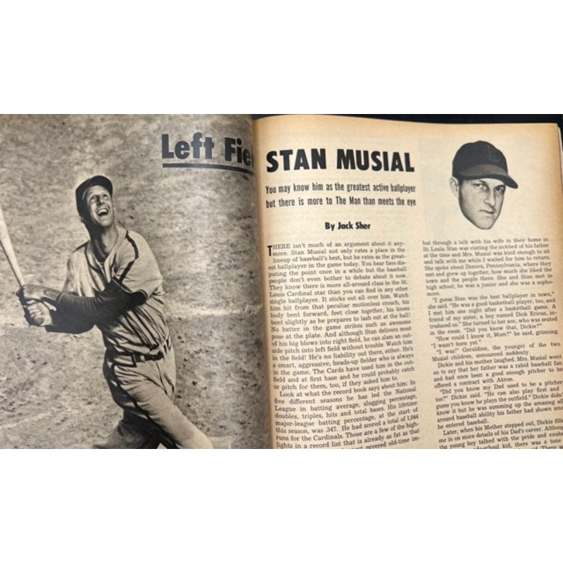 1952 Baseballs Best Magazine Jackie Robinson, Stan Musial, Roy Campanella, Baseball, Brooklyn Dodgers, St Louis Cardinals MLB, HOF
