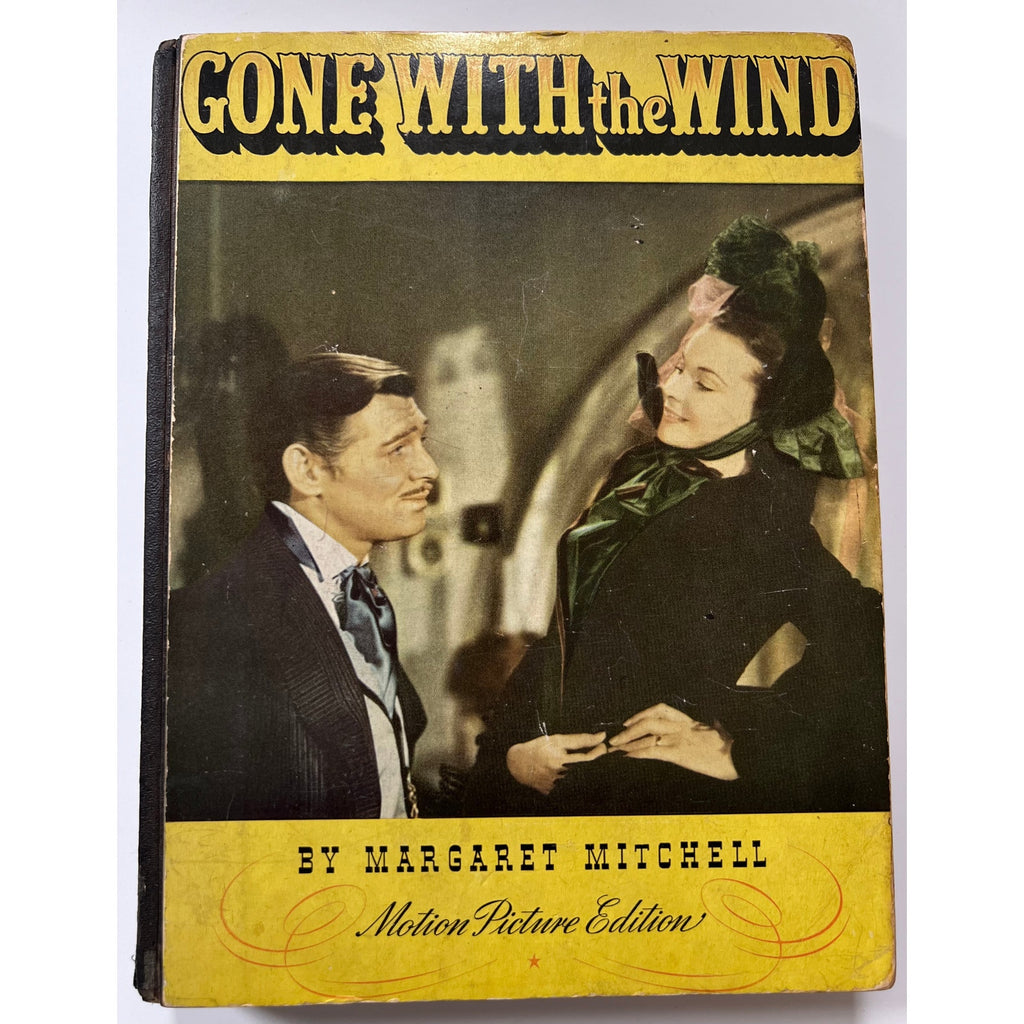 RARE Color 1939 Gone with the Wind Book Clark Gable, Vivien Leigh, Leslie Howard, Civil War, Margaret Mitchell Hattie McDaniel