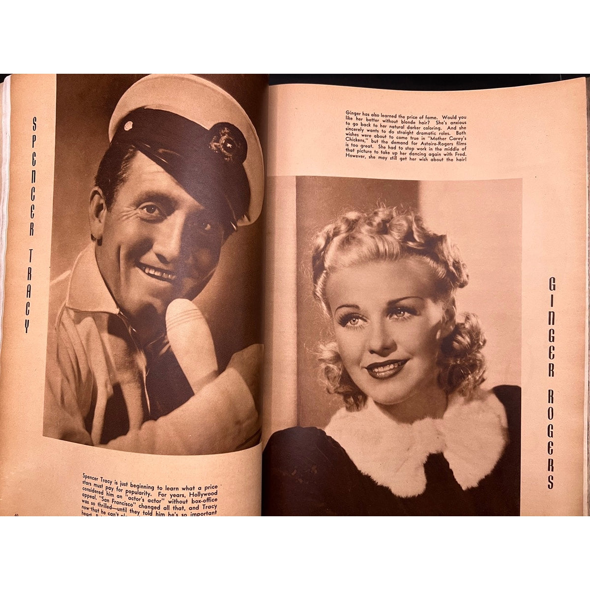 1937 Movie Mirror Shirley Temple Magazine Hollywood Harlow, Gable, Garbo, Rogers, Crawford