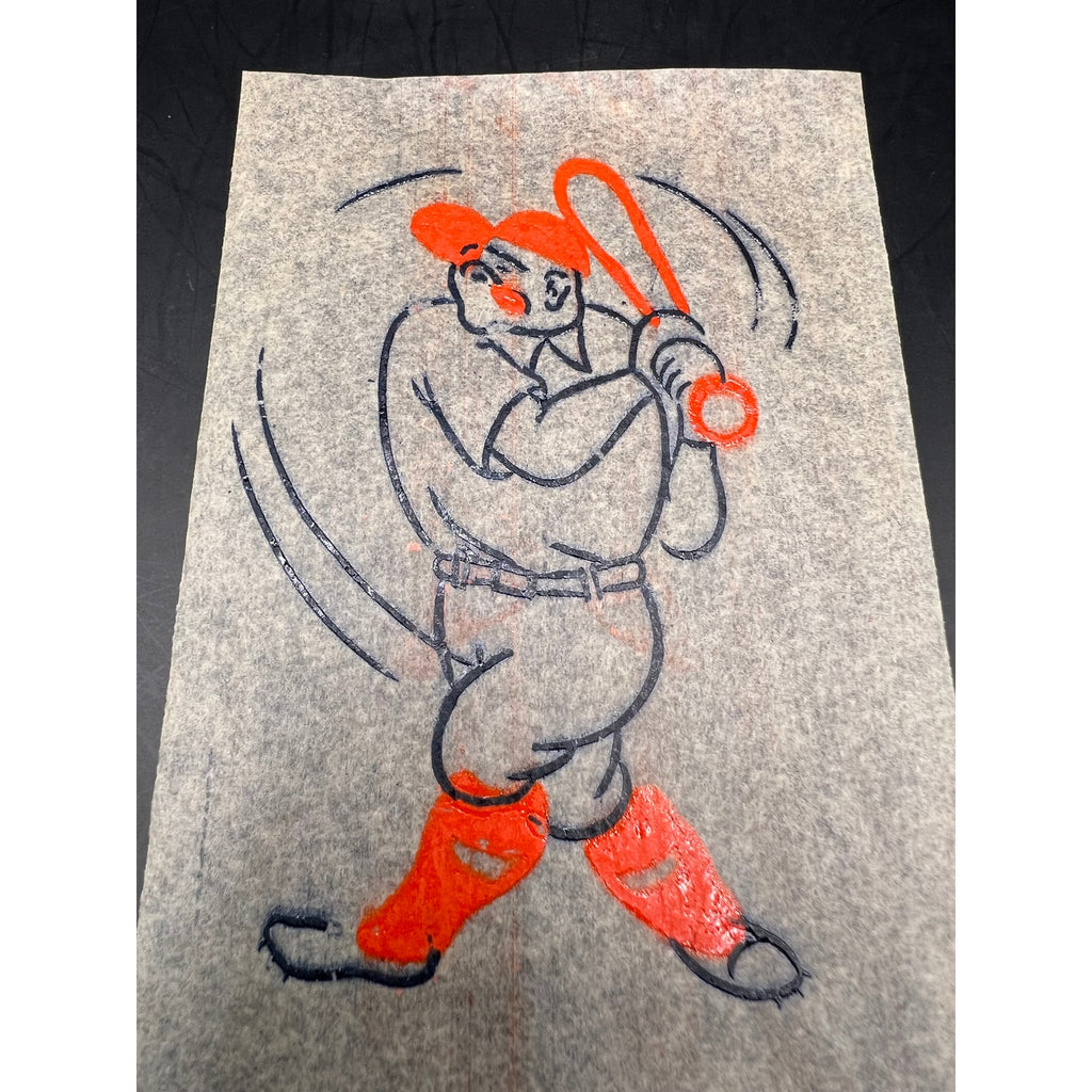 SUPER RARE 1934 Babe Ruth Transfer Comic Bubble Gum, New York Yankees, Bambino