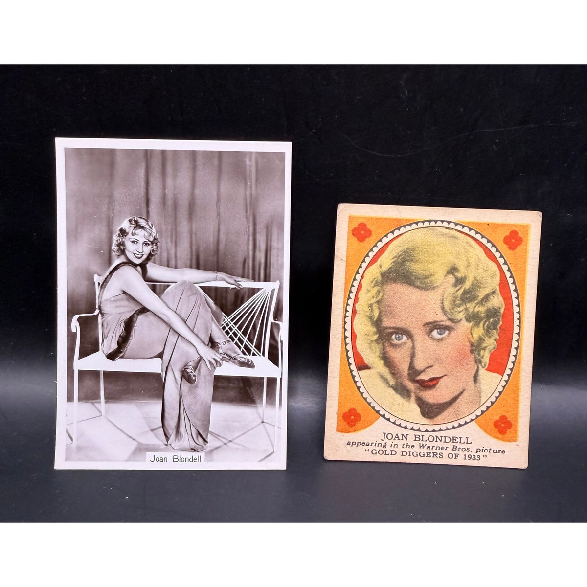 RARE 1930's Joan Blondell Cards, Public Enemy, Blonde Crazy, Footlight Parade, Grease, Gold Diggers of 1933, Stay Away Joe, Night Nurse