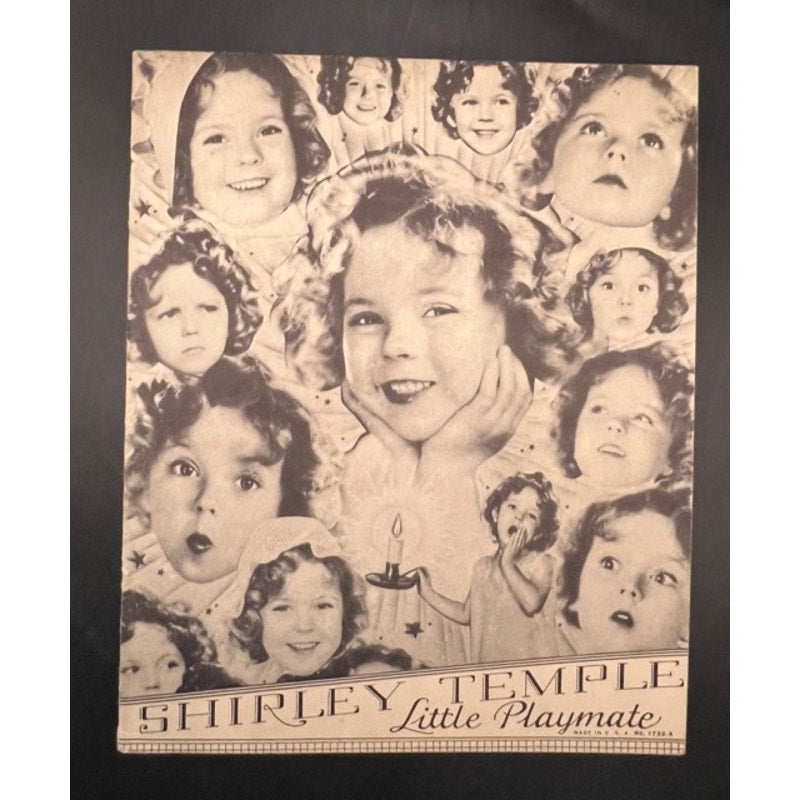 Rare 1936 Shirley Temple Little Playmate Book Booklet Heidi, Little Princess, Little Colonel, Curly Top, Hollywood