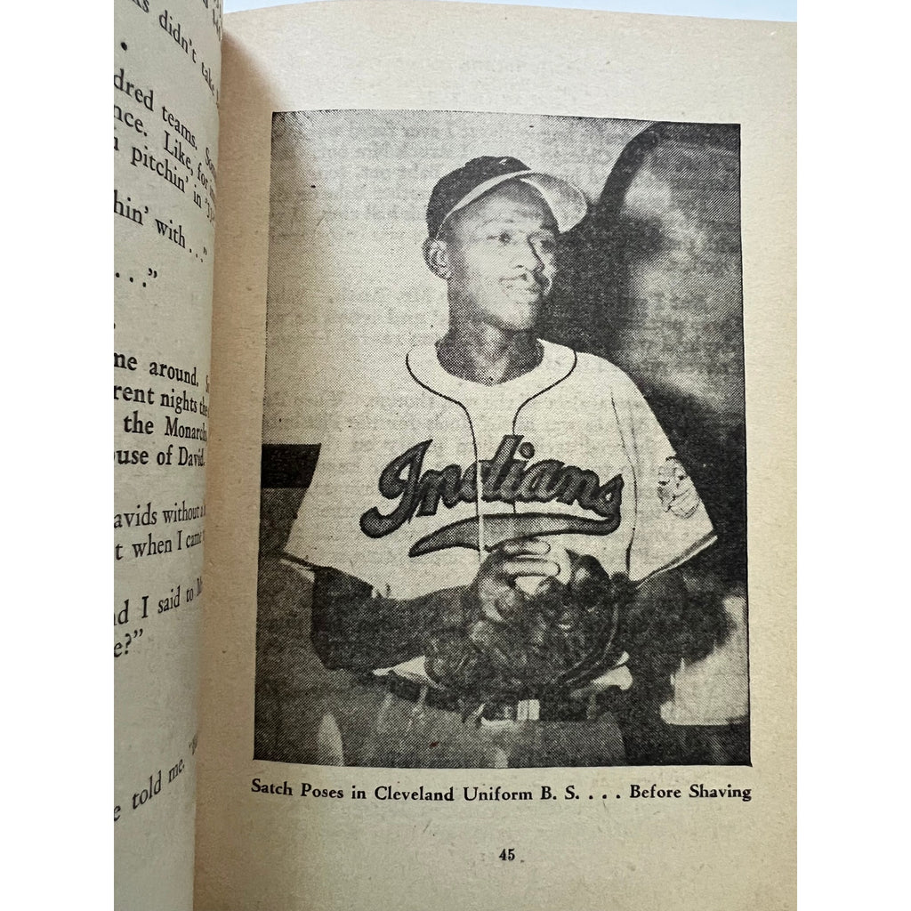 1948 Satchel Paige Pitchin Man Book Booklet Biography Hal Lebovitz Cleveland, St. Louis Browns, HOF, Baseball, Oakland A's, MLB