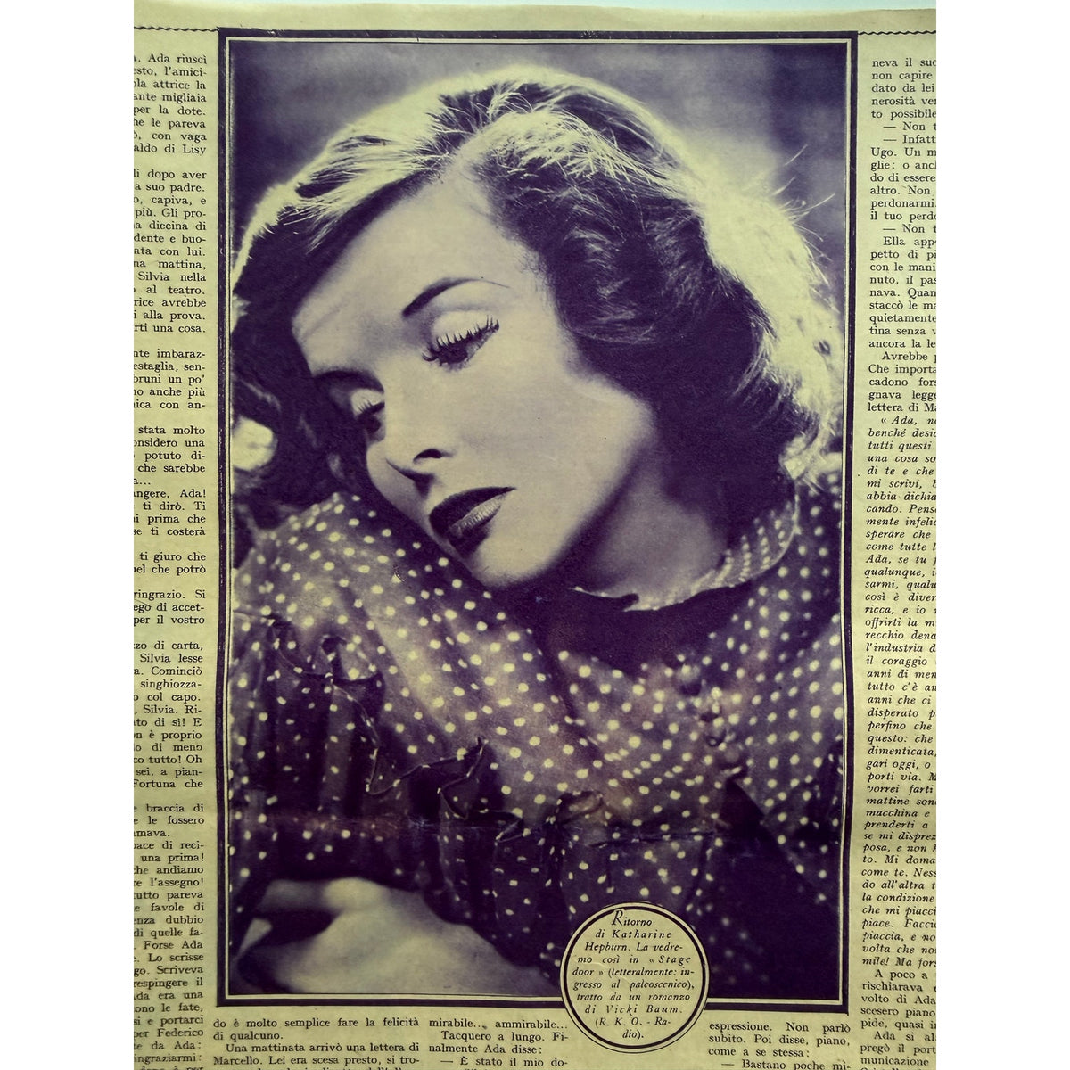 RARE Italian 1937 Jean Harlow Movie Magazine Bob Taylor Red Dust, Saratoga, Public Enemy, Saratoga, Wife vs. Secretary, Dinner at Eight