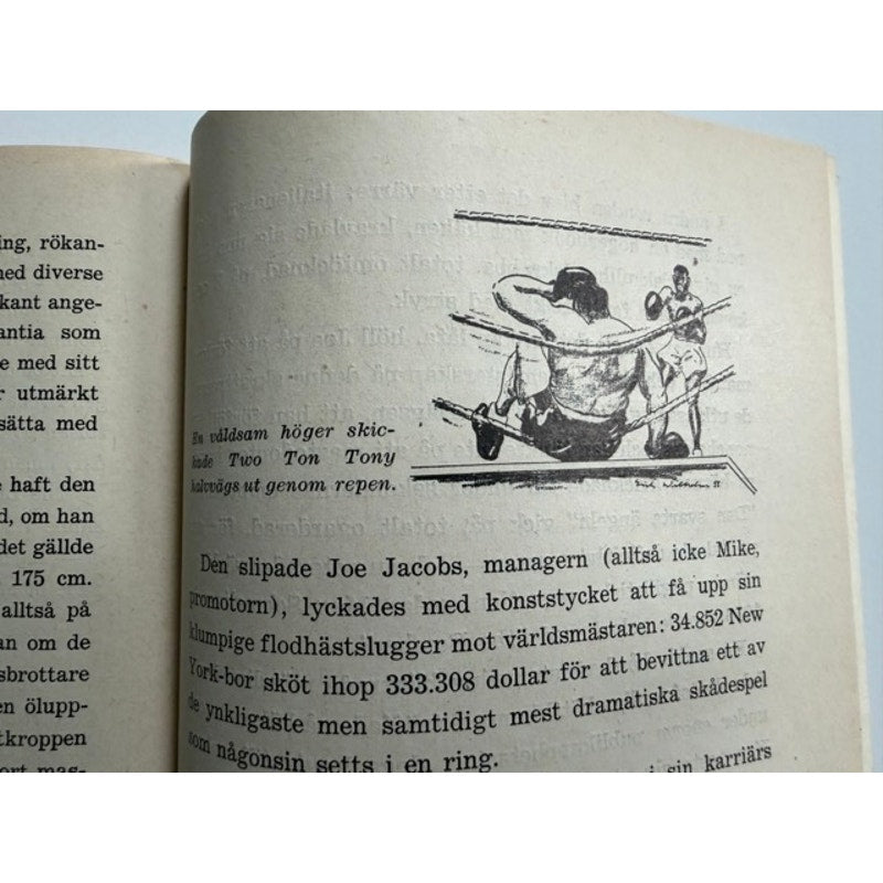 RARE Swedish 1953 Joe Louis Booklet Biography Sports Stars Magazine Brown Bomber, Heavyweight Champion, Boxing Legend
