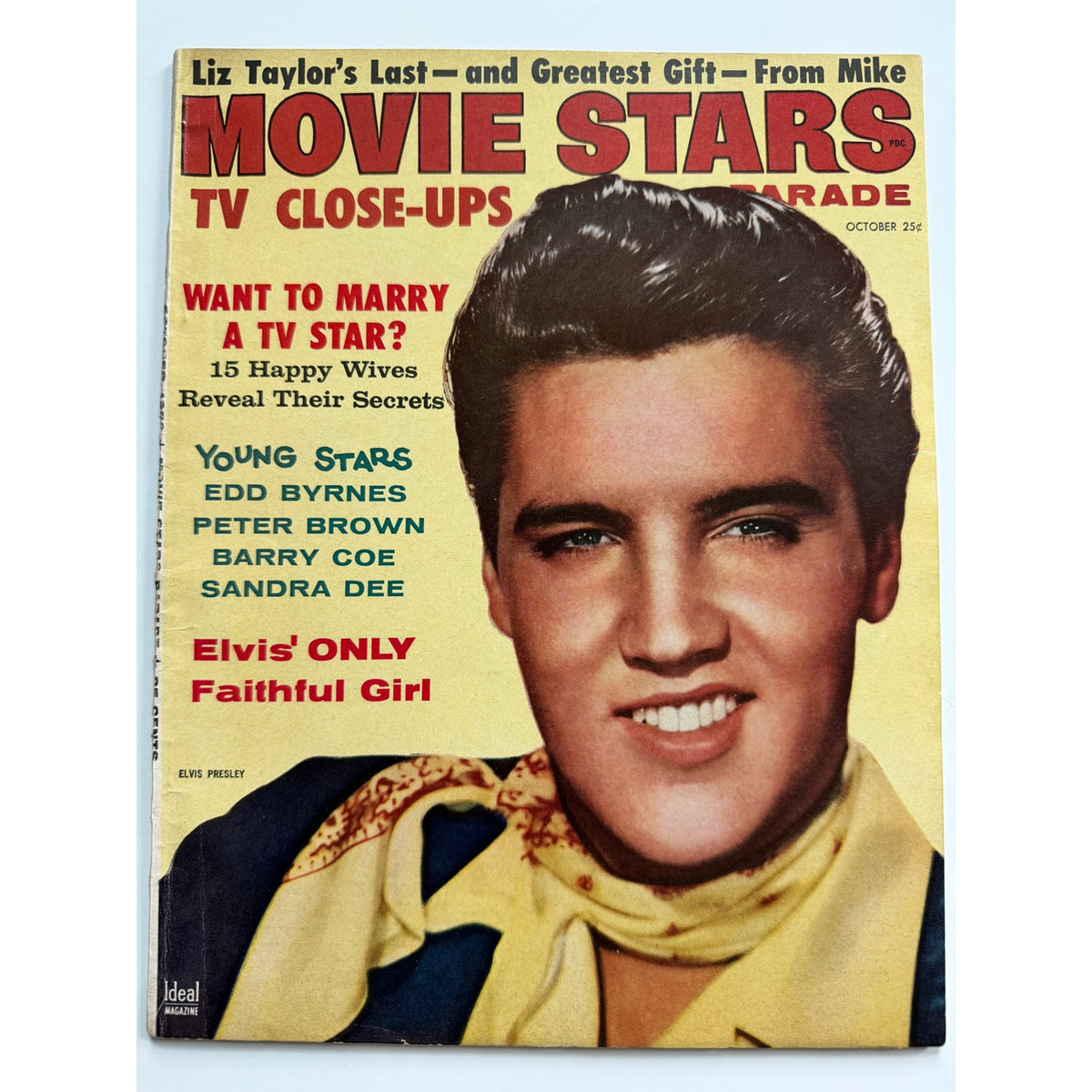 RARE Movie Stars 1958 Elvis Presley Magazine Loving You Graceland Hollywood TCB, Jailhouse Rock, Rockabilly, Hound Dog, King of Rock