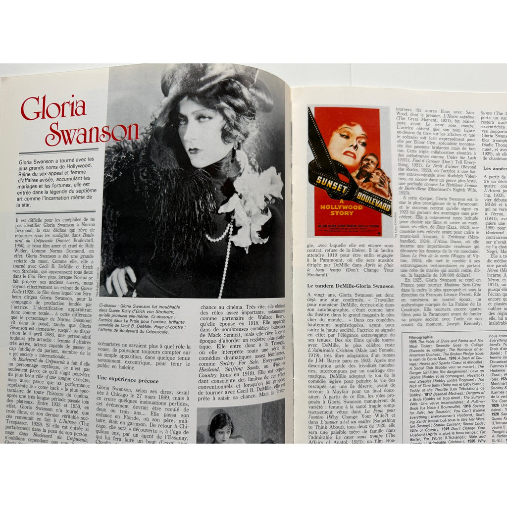 Rare 1984 French Le Cinema Rudolph Valentino Magazine Hollywood Son of the Sheik