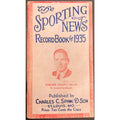 1935 Sporting News Record Book Dizzy Dean Lou Gehrig St. Louis Cardinals New York Yankees Baseball Magazine