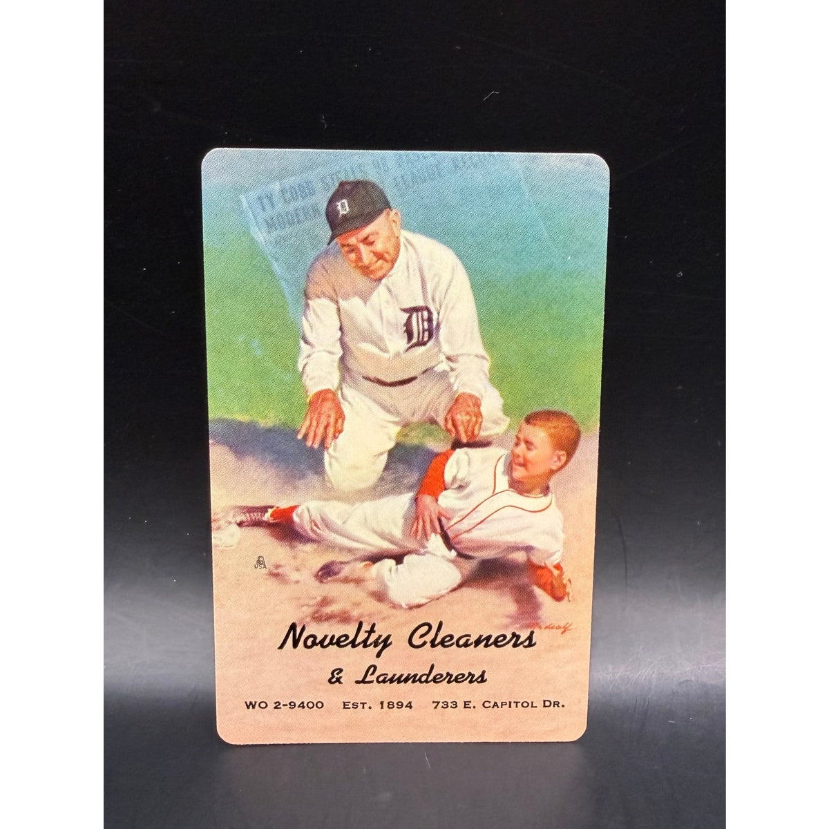 RARE 1953 Brown & Bigelow Ty Cobb Playing Card Near Mint Baseball, Georgia Peach, Detroit Tigers, HOF, MLB