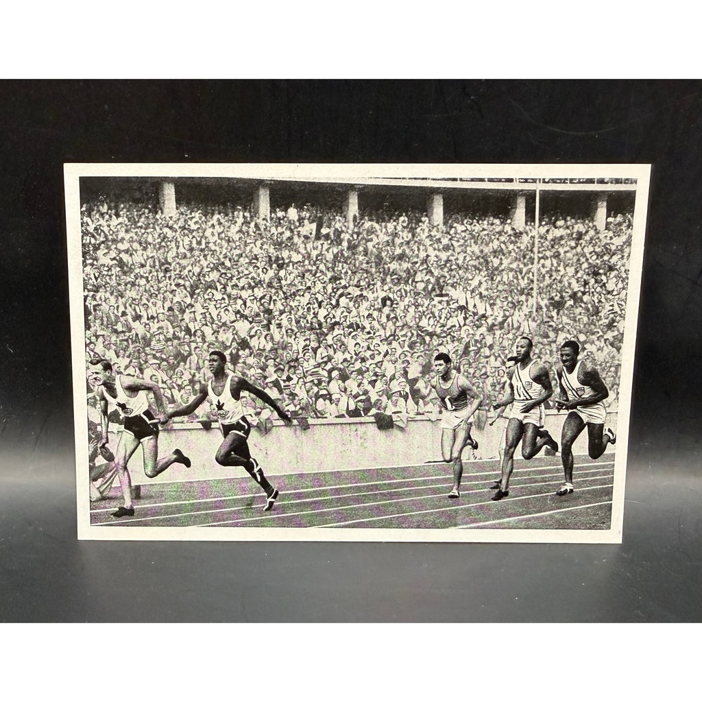 1936 Reemtsma Olympia Jesse Owens Card Olympic Gold Medal, Track, Sammelwerk