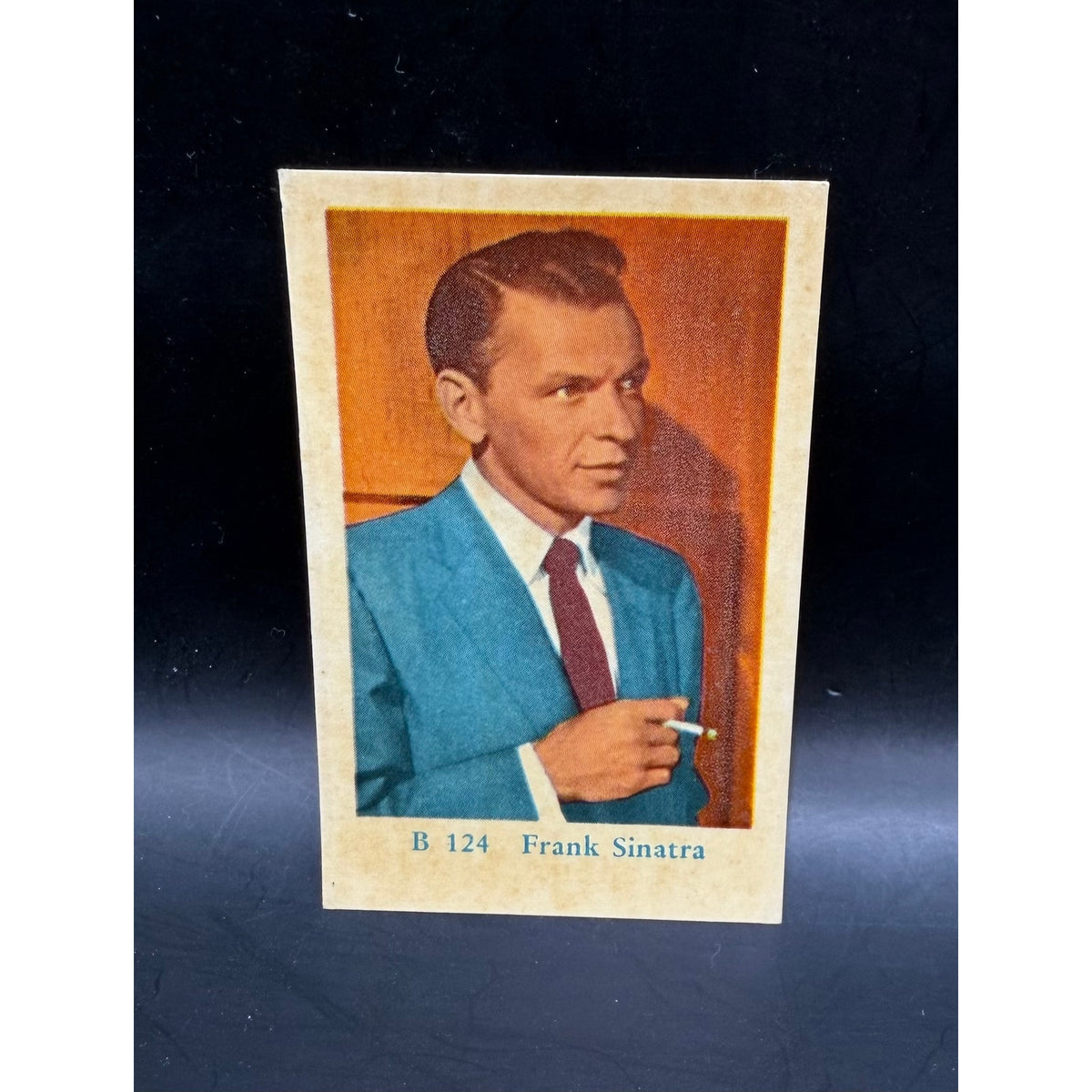1950-60s Dutch Frank Sinatra Card B 124 From Here to Eternity, Chairman of the Board, Rat Pack, Guys and Dolls, New York, New York