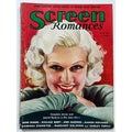 RARE Screen Romances 1935 Jean Harlow Magazine Red Dust, Dinner at Eight, Platinum Blonde, Saratoga, Riff Raff, Public Enemy