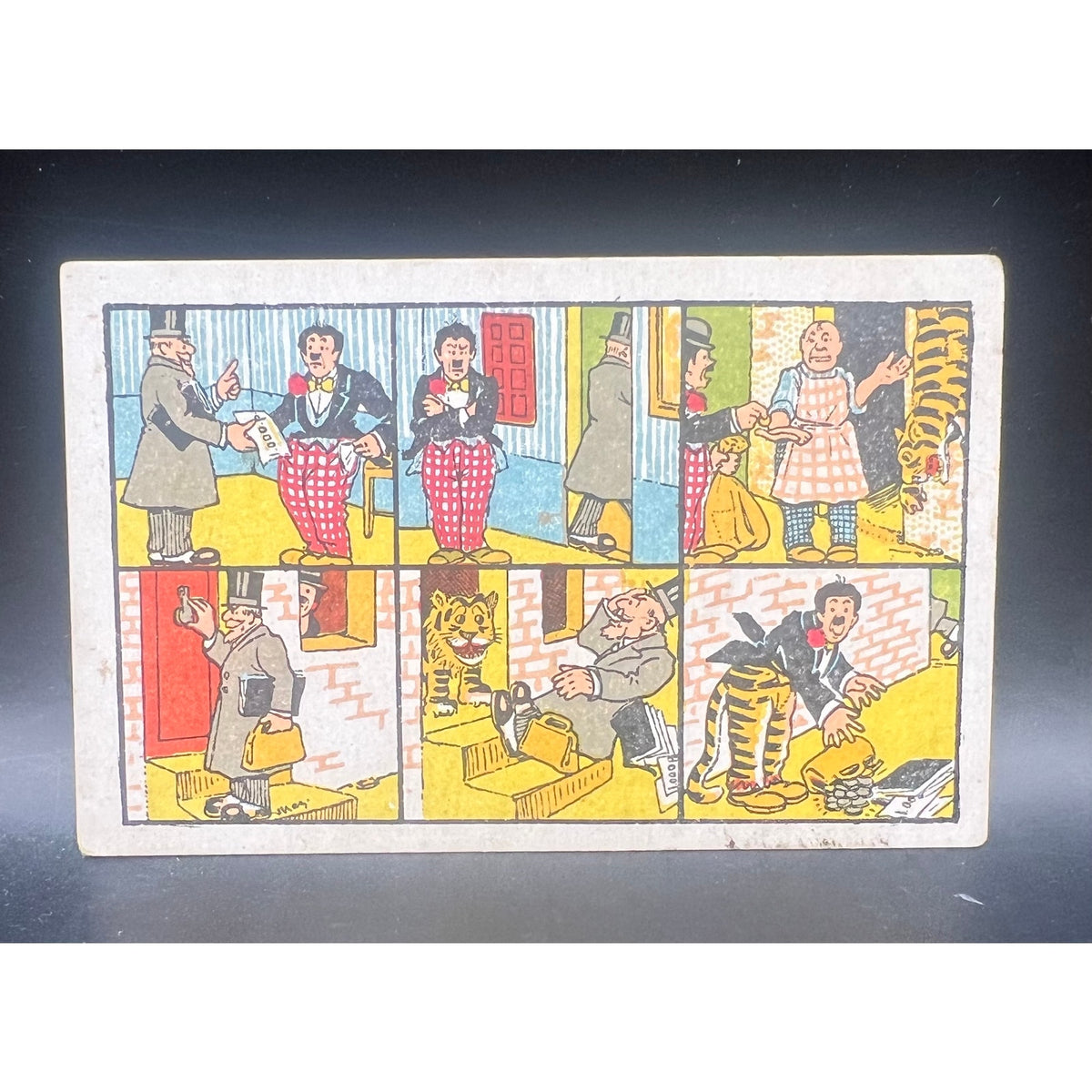 RARE Spanish 1920s Charlie Chaplin Chocolate Card Charles Chaplin, The Kid, Gold Rush, Modern Times, Limelight