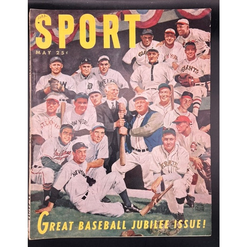 1951 Sport Magazine Baseball Jubilee Babe Ruth Ty Cobb, Musial, DiMaggio, Wagner, Hornsby, Lajoie, Johnson, Sisler, MLB, HOF