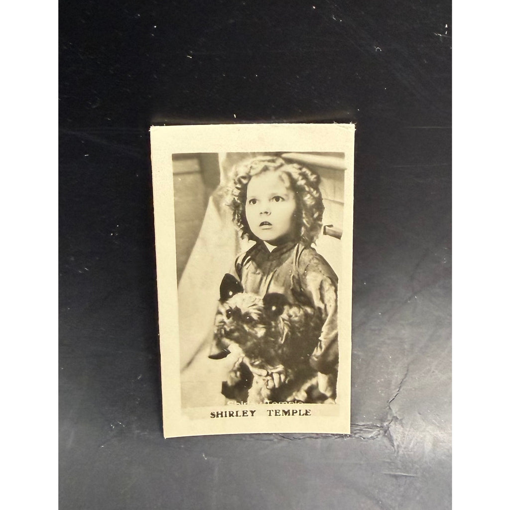 RARE 1930s Shirley Temple Card Little Princess, Little Colonel, Heidi, Curly Top, Hollywood