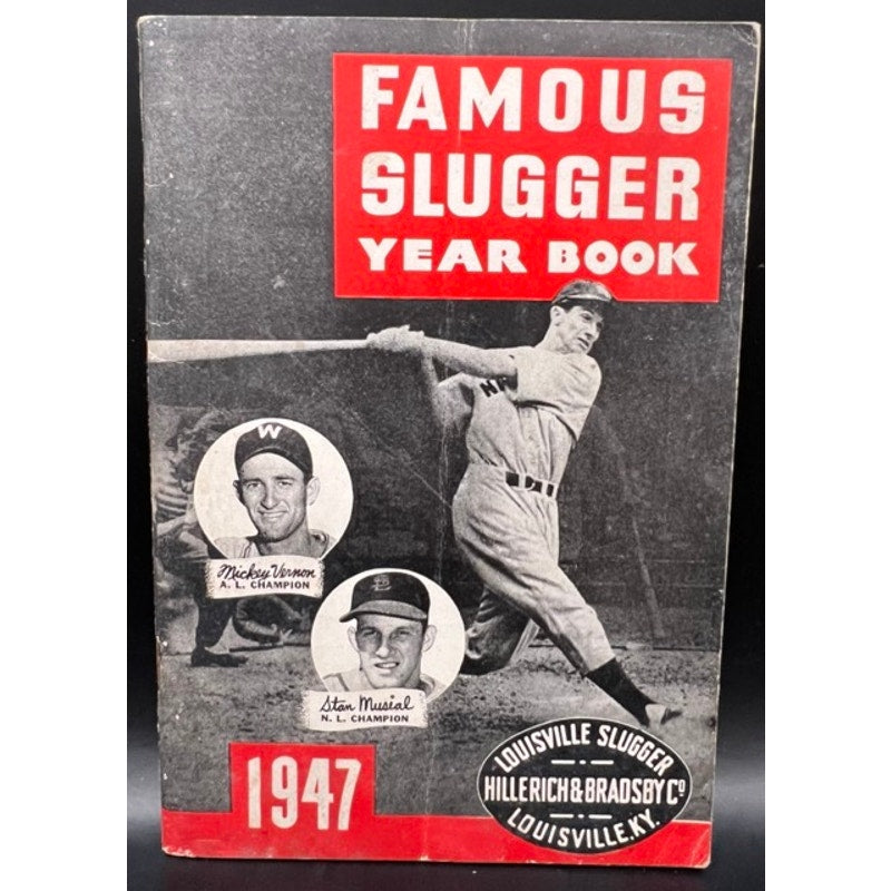 1947 Famous Slugger Yearbook Stan Musial Baseball Jackie Robinson Rookie! MLB