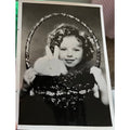 French 1930s Shirley Temple Real Photograph Easter Bunny Easter Basket, Heidi, Curly Top, The Little Princess, Little Colonel