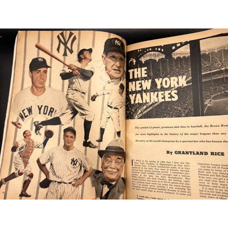 CLEAN 1951 Ted Williams Magazine Sport, Mickey Mantle Willie Mays Rookies MLB, Boston Red Sox, New York Yankees, St, Louis Cardinals