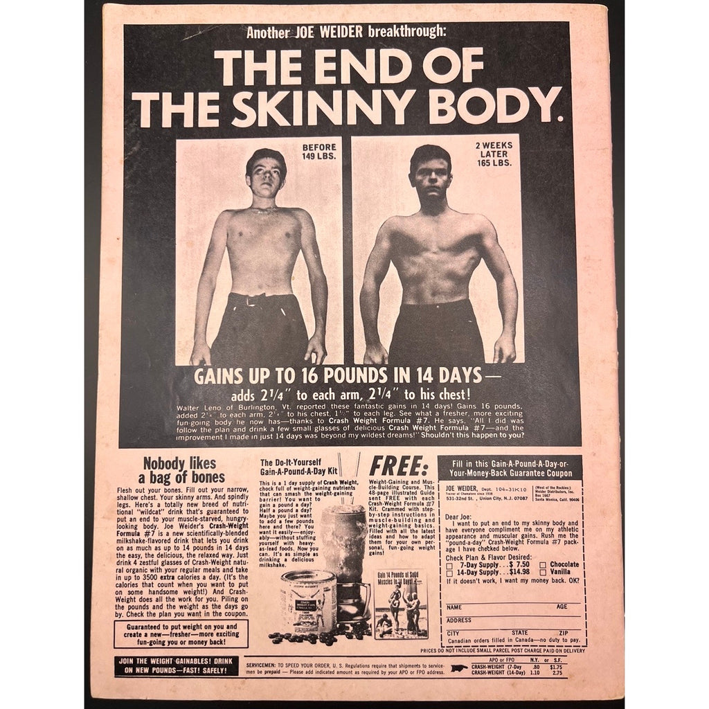 1971 Boxing Illustrated Muhammad Ali Magazine Greatest Cassius Clay Boxing Fighter of the Year Larry Holmes