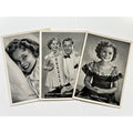 3 Rare Ross Verlag 1930's Shirley Temple Real Photographs 5x7 Little Colonel, Little Princess, Good Ship Lollipop, Heidi Curly Top Hollywood