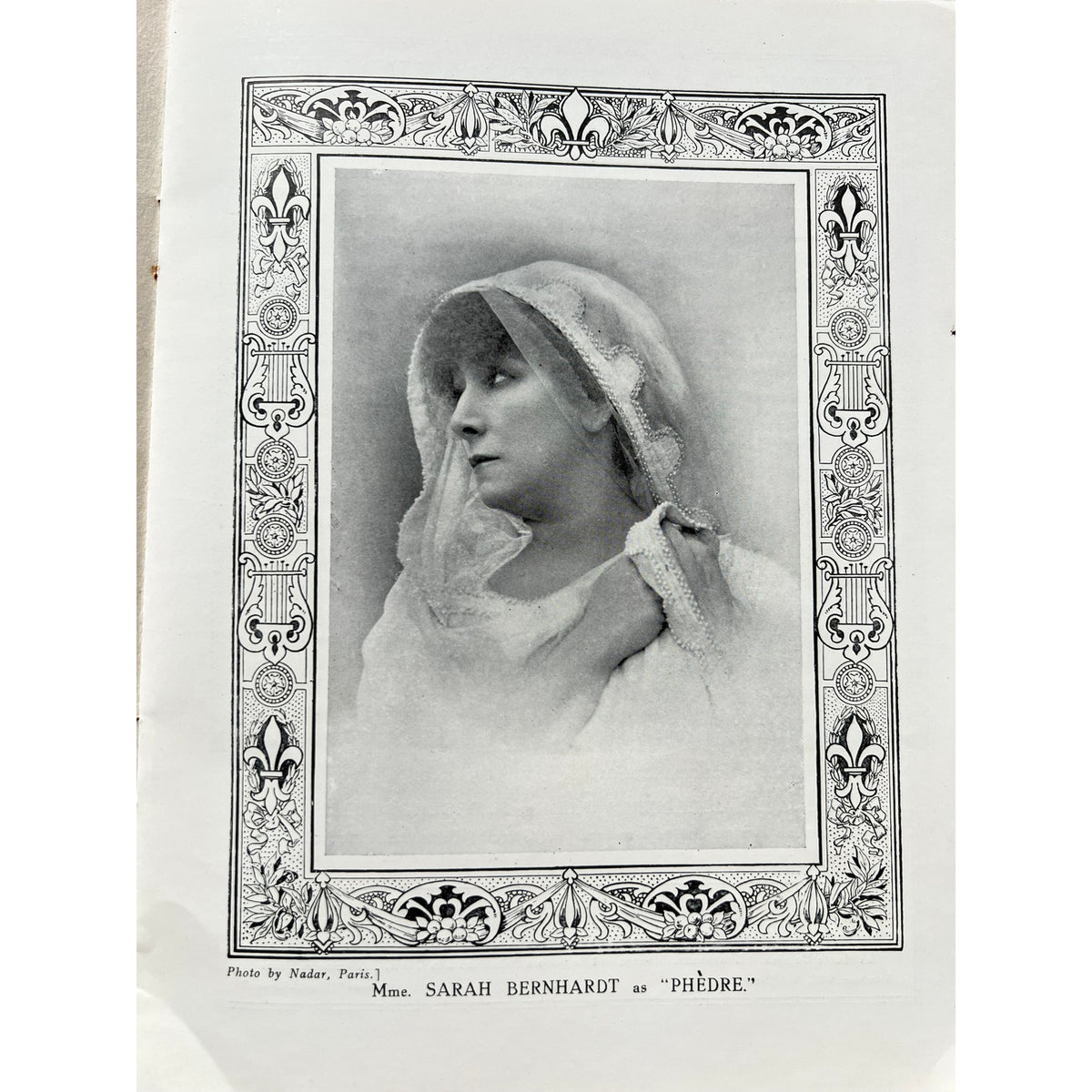 RARE 1912 London Coliseum Program Sarah Bernhardt French Actress Hamlet, Theater, Mothers of France, Jeanne Dore