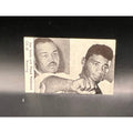 SHARP 1960 Svart-Vita Floyd Patterson Joe Louis Boxing Card, Heavyweight Champ, Brown Bomber