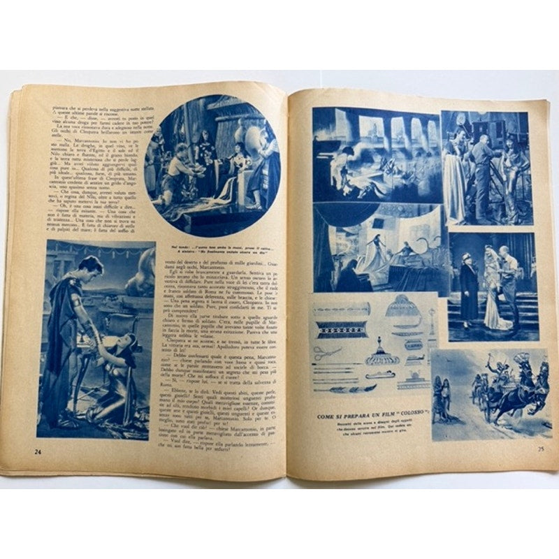 RARE Gorgeous 1934 Swedish Claudette Colbert Cleopatra Magazine Boom Town, Zaza, It Happened One Night, Sign of the Cross, Hollywood