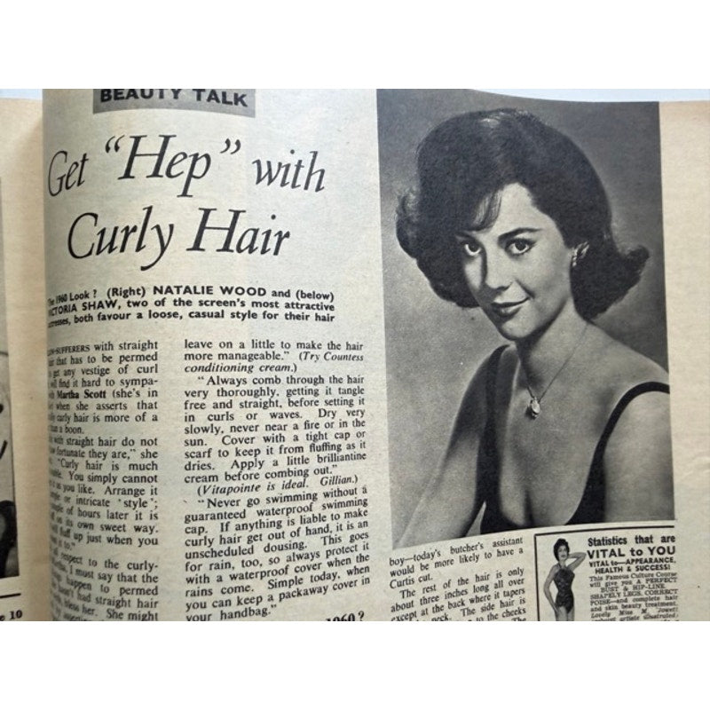Scarce 1960 UK Elizabeth Taylor Magazine Suddenly Last Summer, National Velvet, Little Women, Cleopatra, Virginia Wolf Cat on a Hot Tin Roof