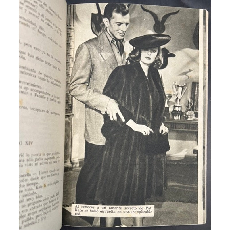 1951 Spanish Bette Davis Booklet A Stolen Life Glenn Ford, Jezebel All About Eve, Petrified Forest, Elizabeth the Queen, Hollywood