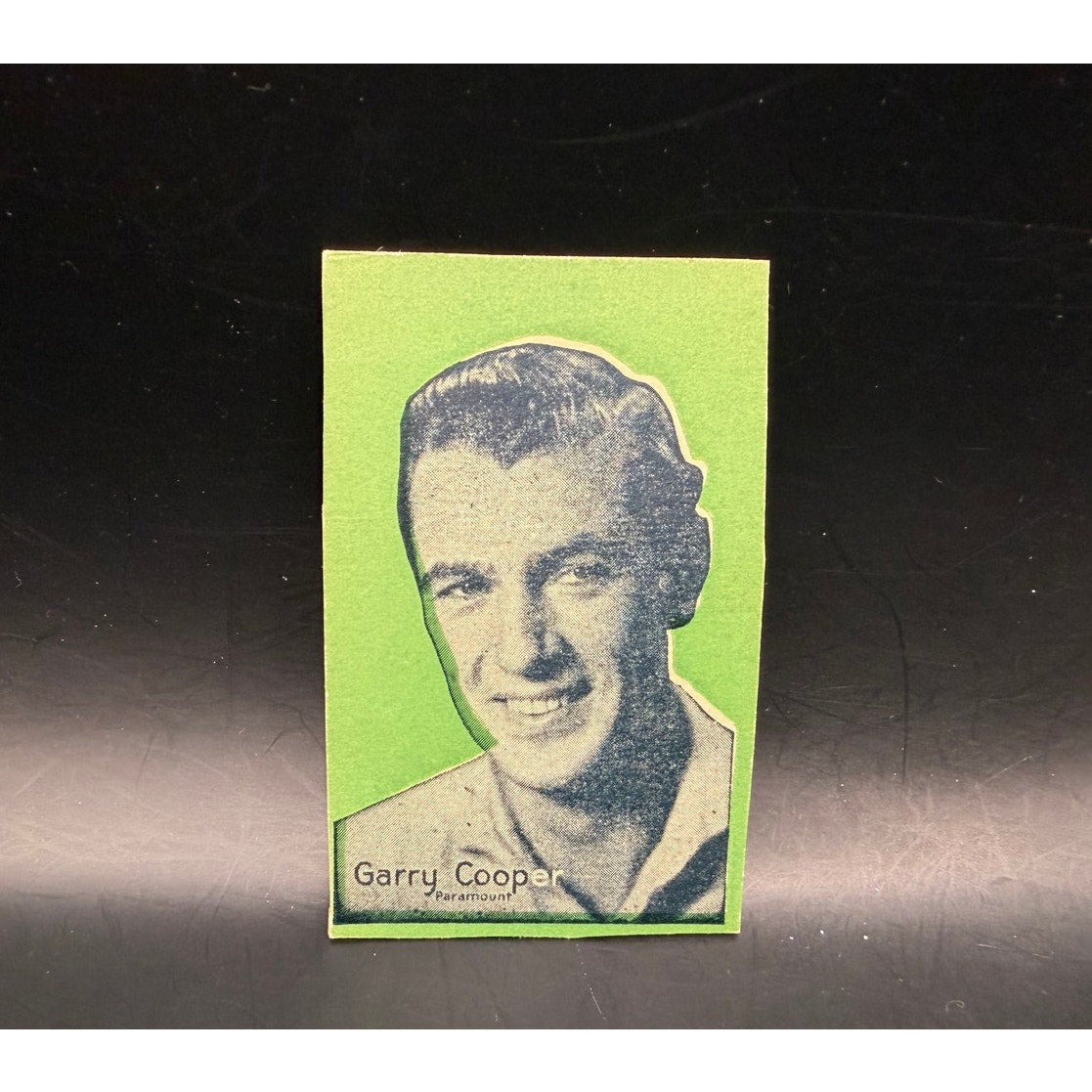 RARE 1920s Gary Cooper Strip Card Garry Cooper Marco Polo, Pride of the Yankees, Lou Gehrig, Sergeant York, High Noon, A Farewell to Arms