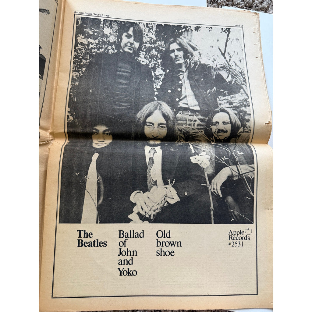 1969 Rolling Stone Elvis Presley Magazine Graceland, TCB, The King, 68 Comeback Special, Jailhouse Rock, King Creole, Hound Dog
