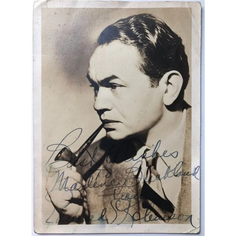 Authentic Edward G Robinson Signed Autographed 5x7 Photo Vintage Hollywood, Little Caesar, Ten Commandments