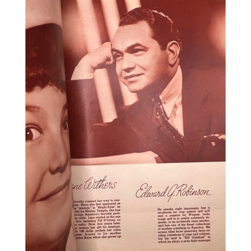 1937 Photoplay Ginger Rogers Magazine Errol Flynn Claudette Colbert Hollywood