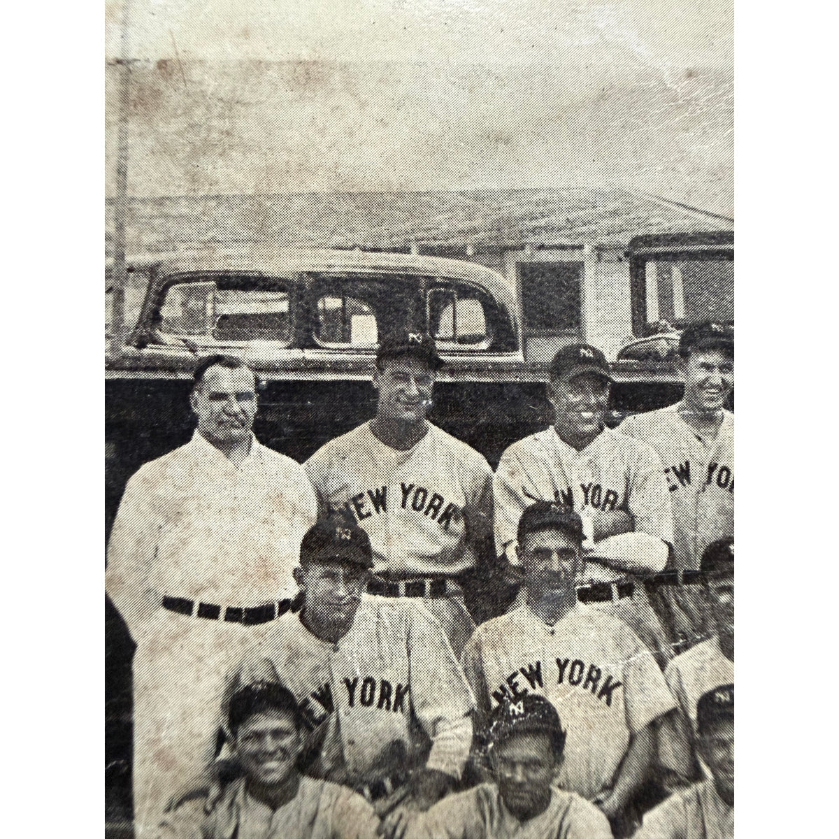 Original 1936 National Chicle R311 1935 New York Yankees Team Lou Gehrig Photo, Iron Horse, Bill Dickey, Lefty Gomez, Joe Sewell, Lazzeri