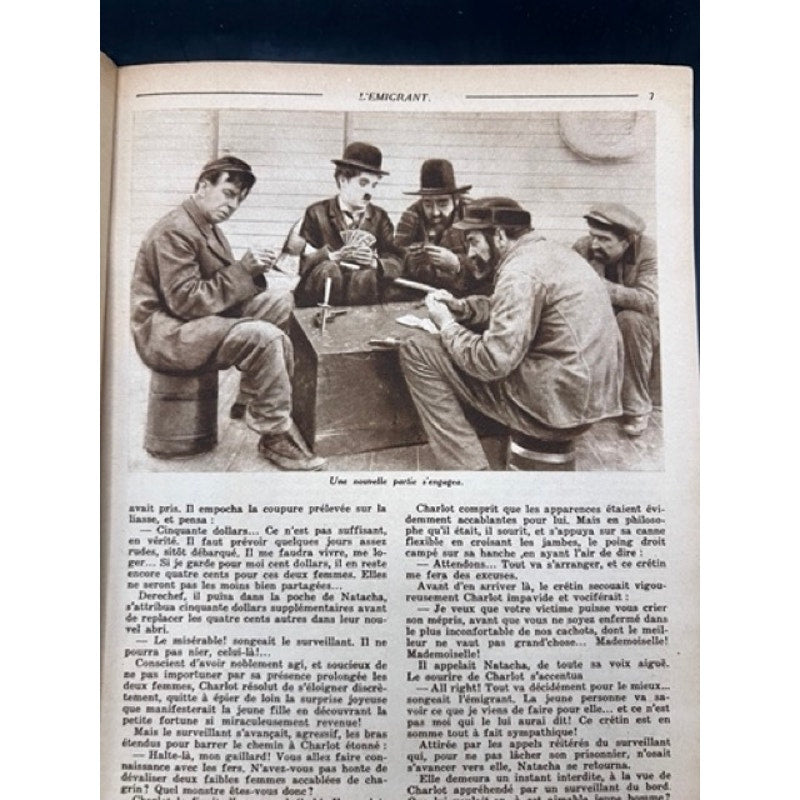 RARE 1930 Mon Cine Charlie Chaplin Magazine The Immigrant Charles Chaplin Films, Gold Rush, The Kid, City Lights, Modern Times