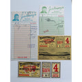 Vintage Jack Dempsey Postcards and Dempsey Resturant Bills Manassa Mauler Heavyweight Champion of the World, Boxing